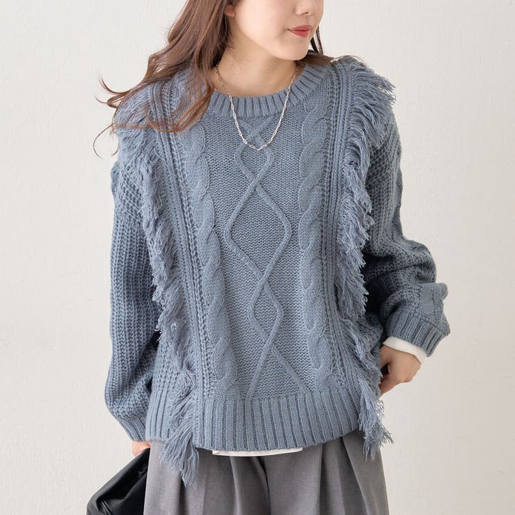 【NAO】フリンジクループルオーバー | RMAF　NICE CLAUP / OLIVE des OLIVE | 詳細画像24 