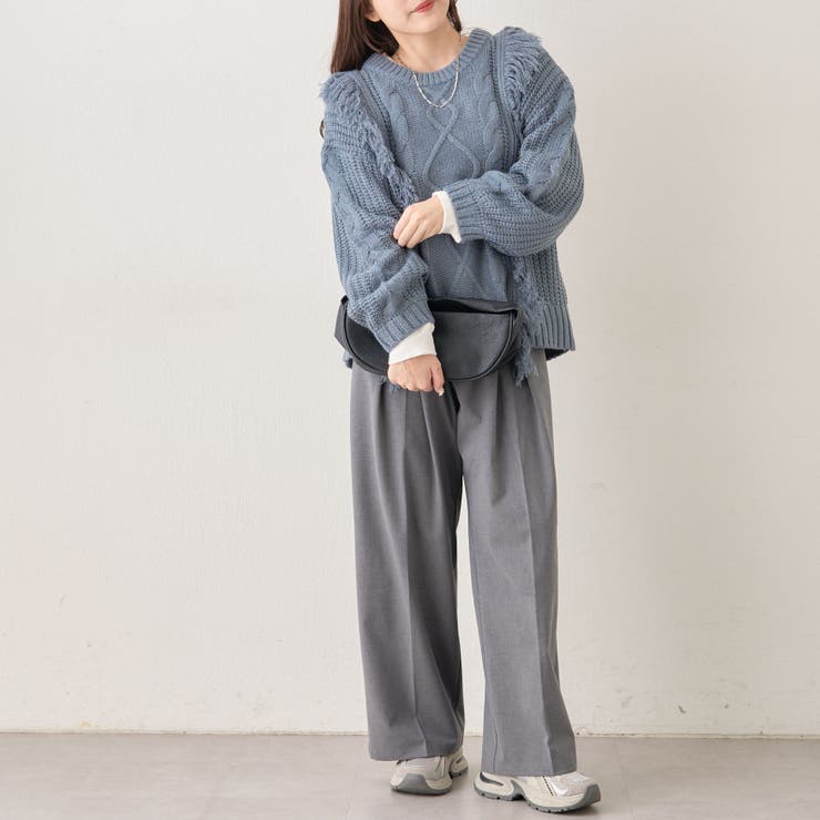 【NAO】フリンジクループルオーバー | RMAF　NICE CLAUP / OLIVE des OLIVE | 詳細画像27 