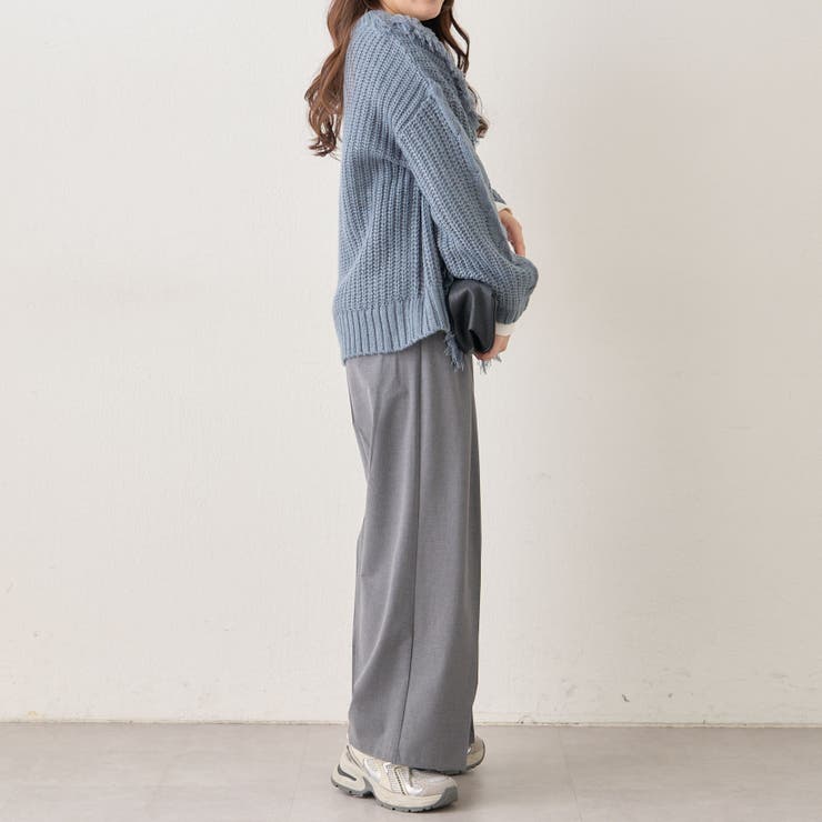 【NAO】フリンジクループルオーバー | RMAF　NICE CLAUP / OLIVE des OLIVE | 詳細画像29 