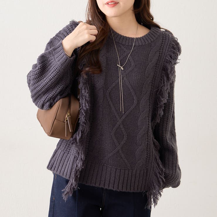 【NAO】フリンジクループルオーバー | RMAF　NICE CLAUP / OLIVE des OLIVE | 詳細画像31 