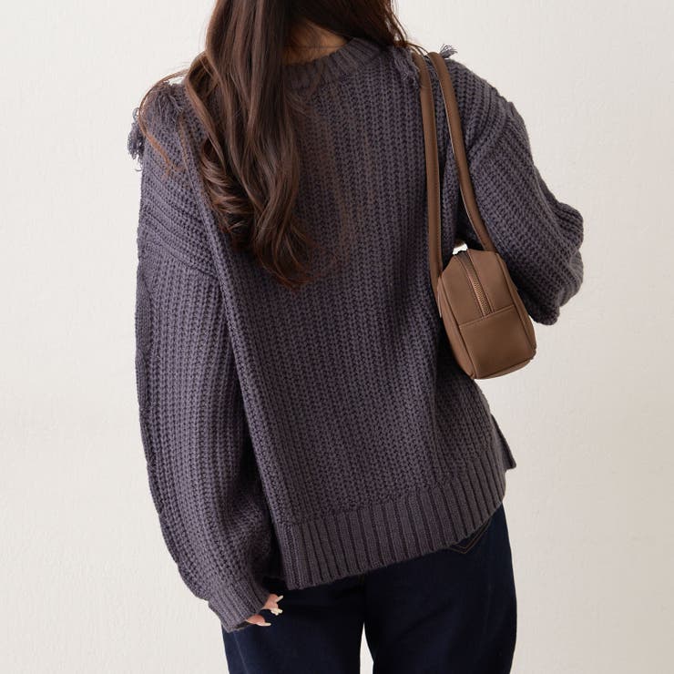 【NAO】フリンジクループルオーバー | RMAF　NICE CLAUP / OLIVE des OLIVE | 詳細画像34 