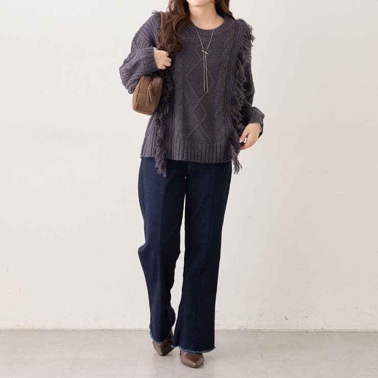 【NAO】フリンジクループルオーバー | RMAF　NICE CLAUP / OLIVE des OLIVE | 詳細画像35 