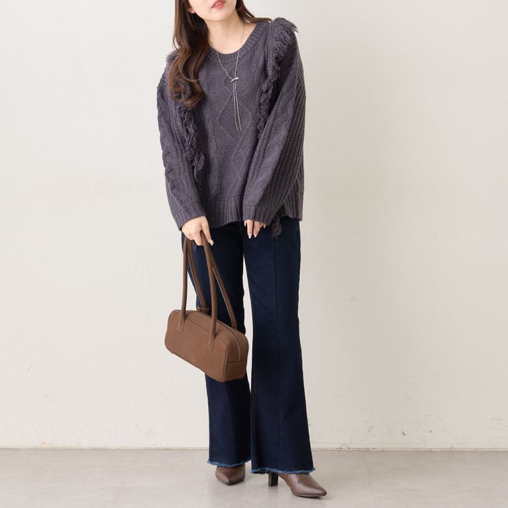 【NAO】フリンジクループルオーバー | RMAF　NICE CLAUP / OLIVE des OLIVE | 詳細画像36 