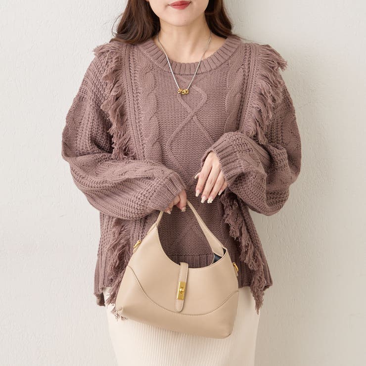 【NAO】フリンジクループルオーバー | RMAF　NICE CLAUP / OLIVE des OLIVE | 詳細画像6 