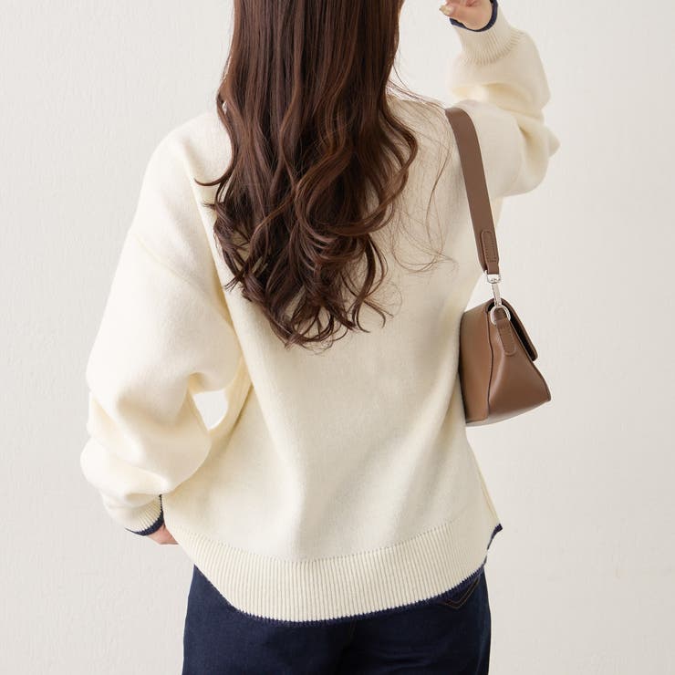 【NAO】コード刺繍ロゴプルオーバー | RMAF　NICE CLAUP / OLIVE des OLIVE | 詳細画像15 