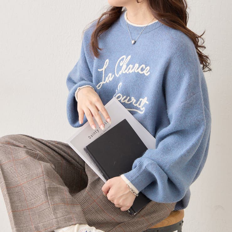 【NAO】コード刺繍ロゴプルオーバー | RMAF　NICE CLAUP / OLIVE des OLIVE | 詳細画像2 