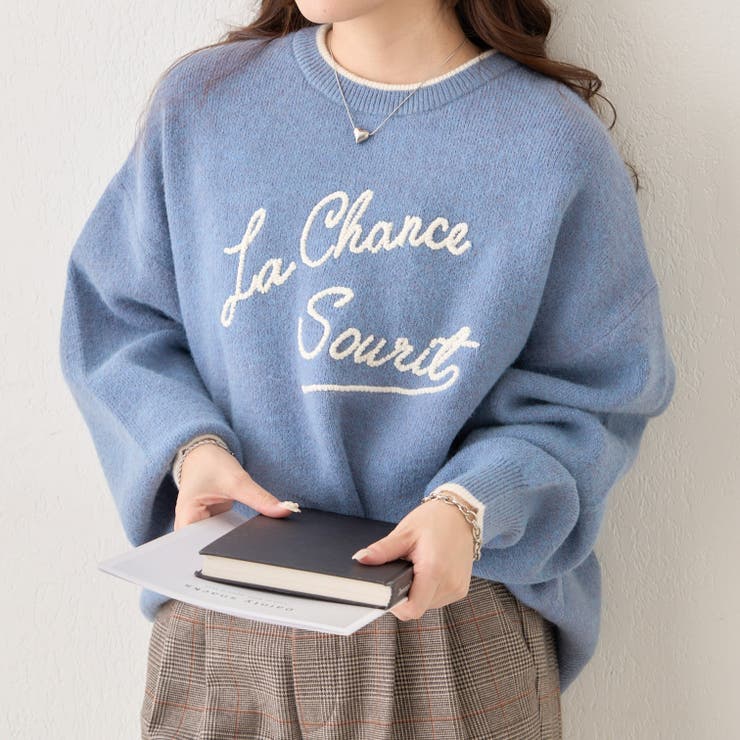 【NAO】コード刺繍ロゴプルオーバー | RMAF　NICE CLAUP / OLIVE des OLIVE | 詳細画像3 