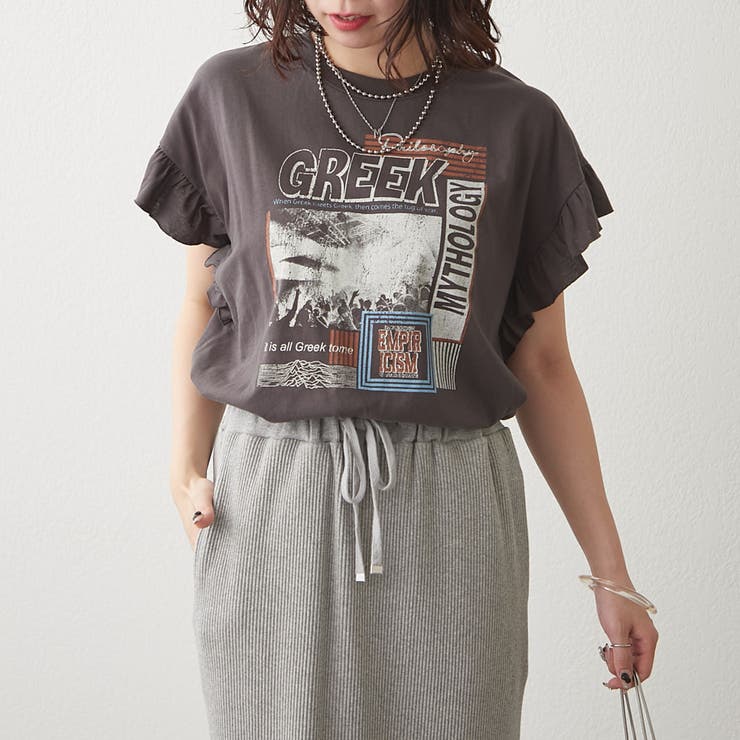 【NAO】袖フリルTシャツ | RMAF　NICE CLAUP / OLIVE des OLIVE | 詳細画像8 