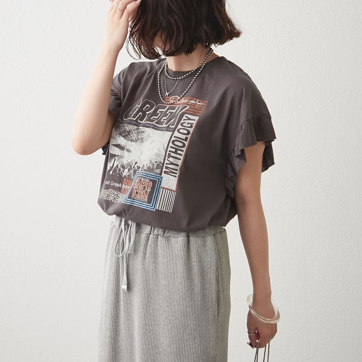 【NAO】袖フリルTシャツ | RMAF　NICE CLAUP / OLIVE des OLIVE | 詳細画像9 