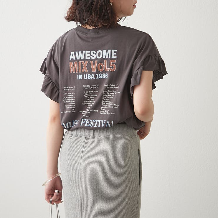 【NAO】袖フリルTシャツ | RMAF　NICE CLAUP / OLIVE des OLIVE | 詳細画像11 