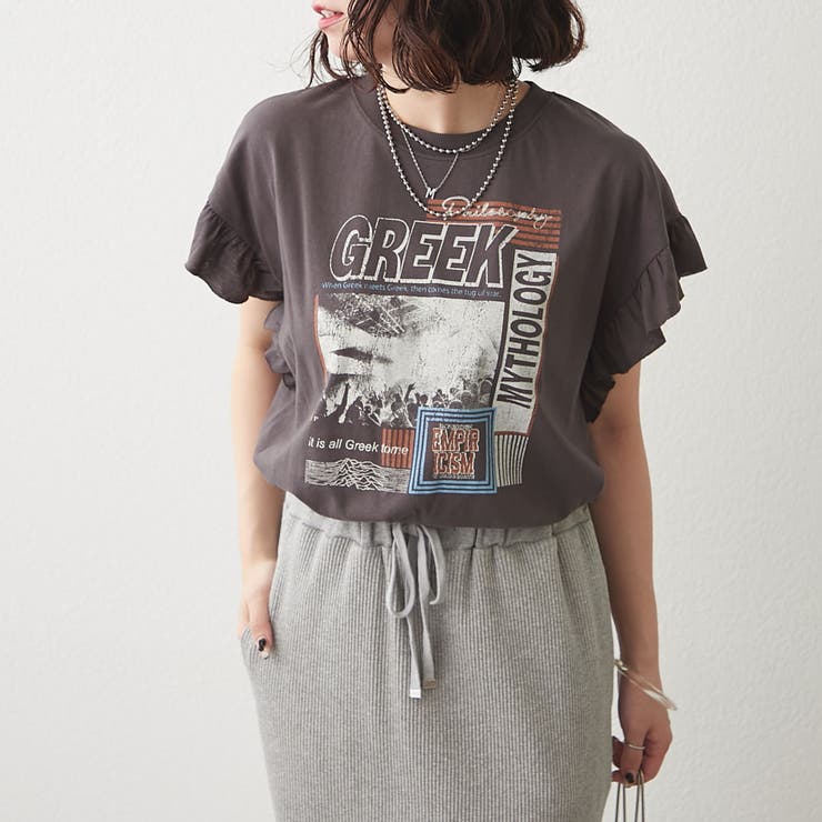 スミクロ | 【NAO】袖フリルTシャツ | RMAF　NICE CLAUP / OLIVE des OLIVE