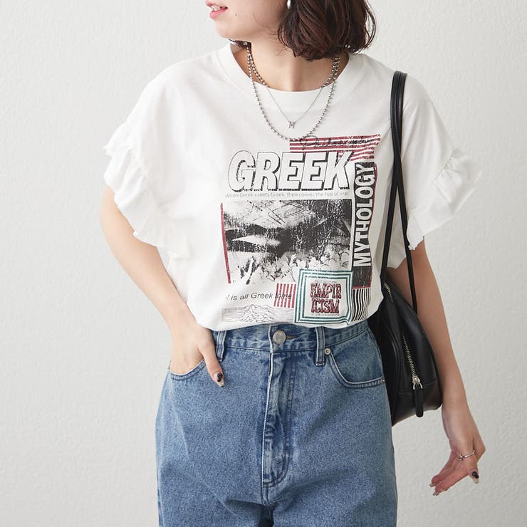 オフ | 【NAO】袖フリルTシャツ | RMAF　NICE CLAUP / OLIVE des OLIVE