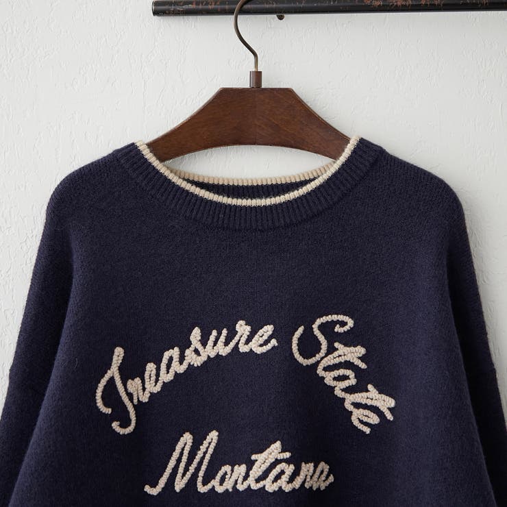 【NAO】コード刺繍ロゴプルオ-バー | RMAF　NICE CLAUP / OLIVE des OLIVE | 詳細画像3 