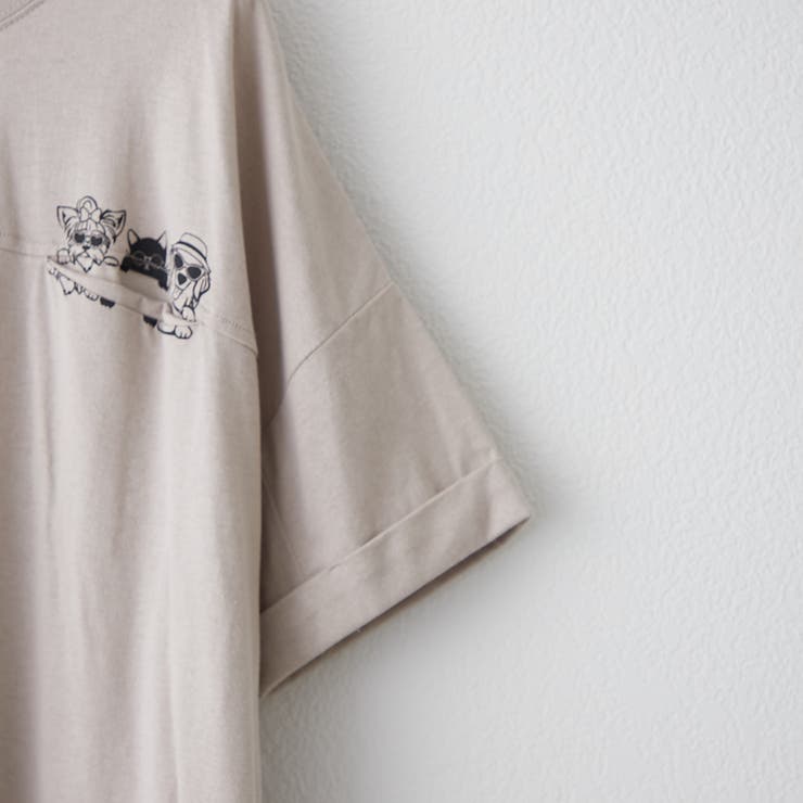【NAO】色々釦チュニックTシャツ | RMAF　NICE CLAUP / OLIVE des OLIVE | 詳細画像5 
