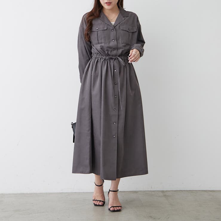 NAO】開襟シャツワンピース[品番：OLOW0016679]｜RMAF NICE CLAUP