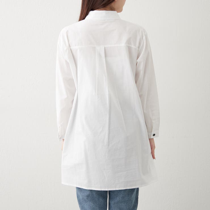 【NAO】アート柄ロングシャツ | RMAF　NICE CLAUP / OLIVE des OLIVE | 詳細画像13 