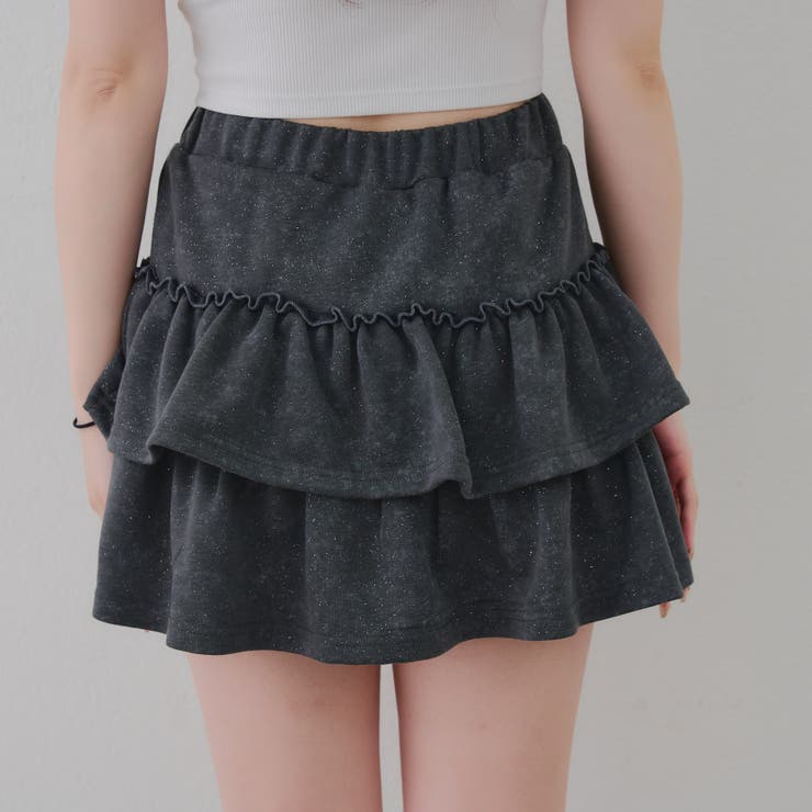 【セットアップ対応】ピグメント風スウェットティアードスカート | RMAF　NICE CLAUP / OLIVE des OLIVE | 詳細画像31 