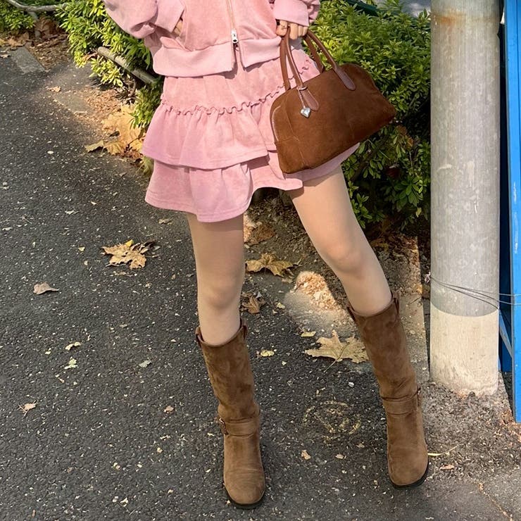 【セットアップ対応】ピグメント風スウェットティアードスカート | RMAF　NICE CLAUP / OLIVE des OLIVE | 詳細画像8 