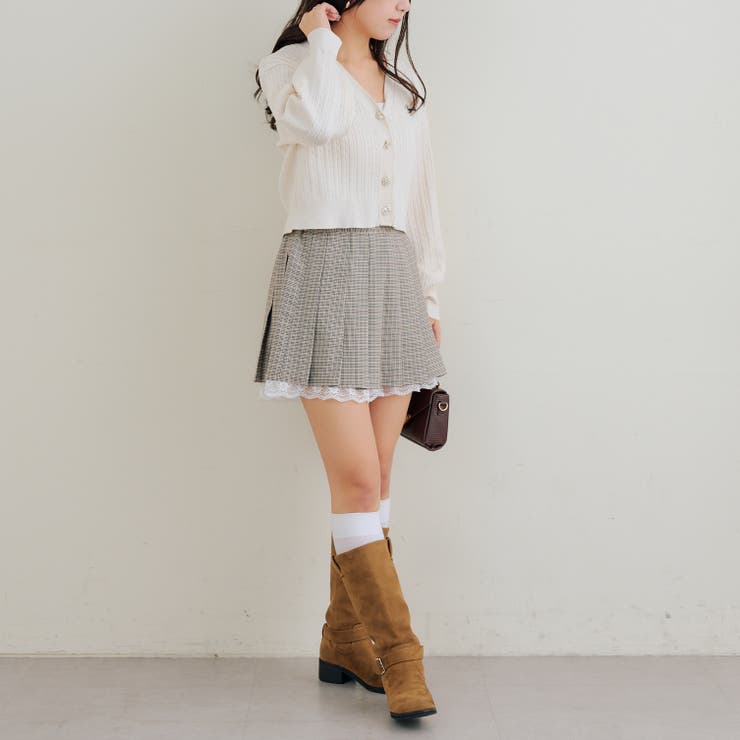 【セットアップ対応】裾レースプリーツスカート | RMAF　NICE CLAUP / OLIVE des OLIVE | 詳細画像19 