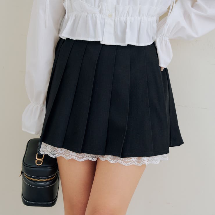 【セットアップ対応】裾レースプリーツスカート | RMAF　NICE CLAUP / OLIVE des OLIVE | 詳細画像20 