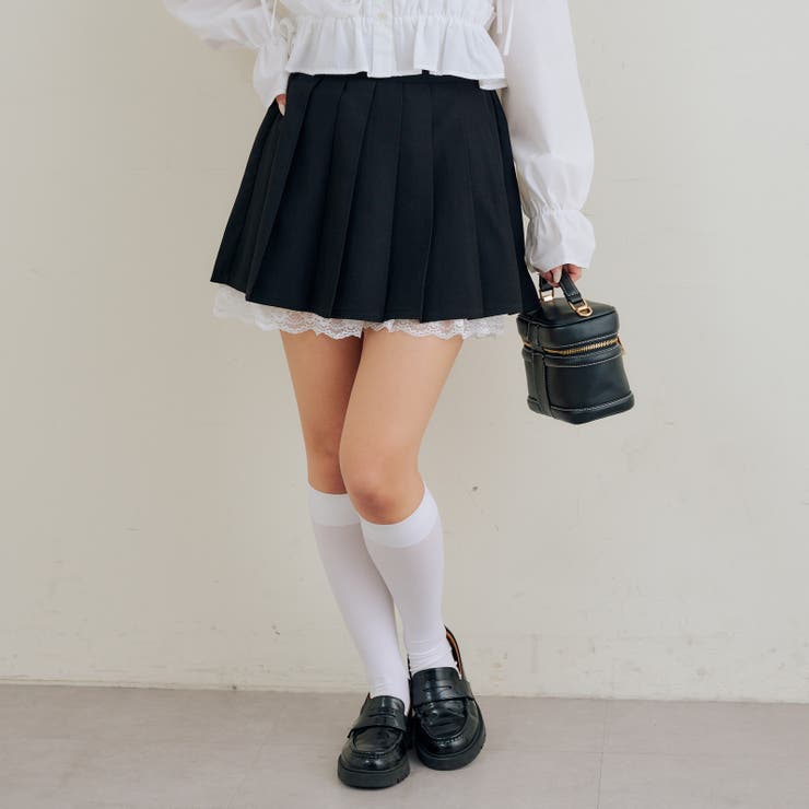 【セットアップ対応】裾レースプリーツスカート | RMAF　NICE CLAUP / OLIVE des OLIVE | 詳細画像21 