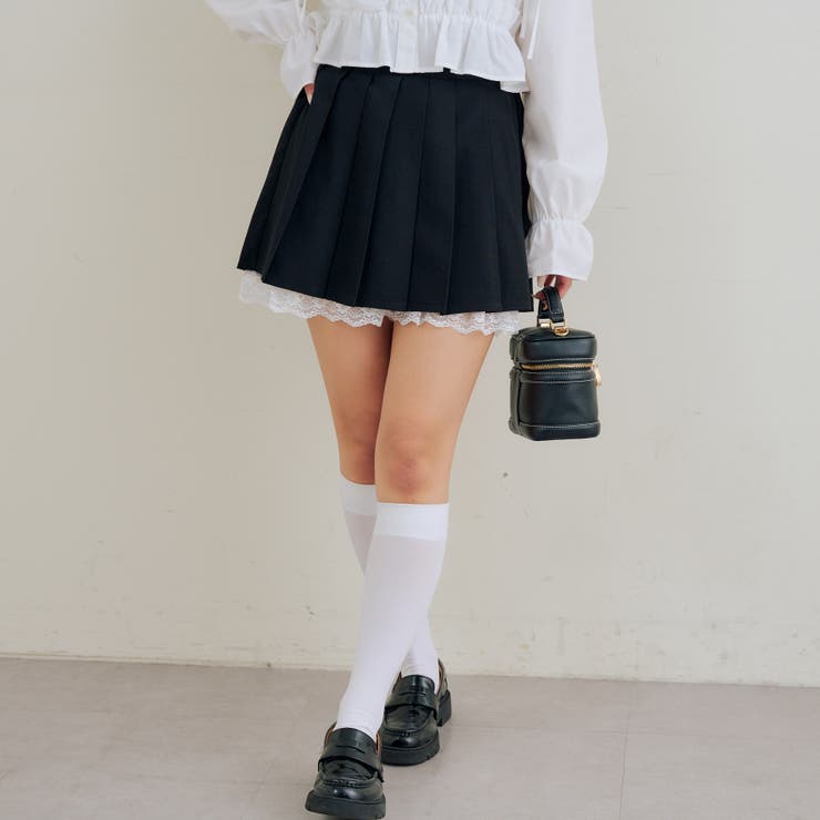 【セットアップ対応】裾レースプリーツスカート | RMAF　NICE CLAUP / OLIVE des OLIVE | 詳細画像22 