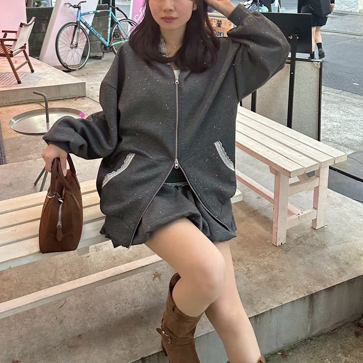 【セットアップ対応】レースバルーンミニスカート | RMAF　NICE CLAUP / OLIVE des OLIVE | 詳細画像7 