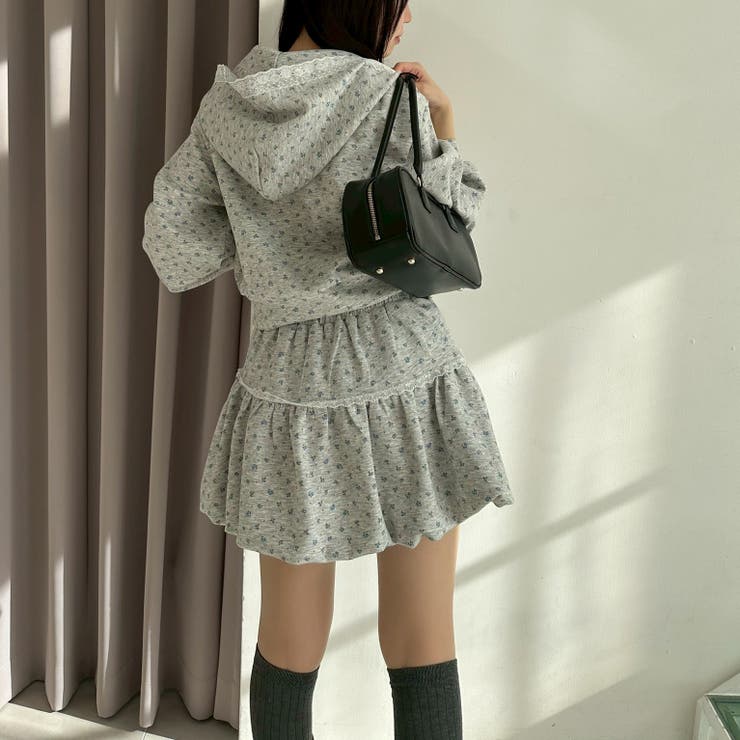 【セットアップ対応】レースバルーンミニスカート | RMAF　NICE CLAUP / OLIVE des OLIVE | 詳細画像16 