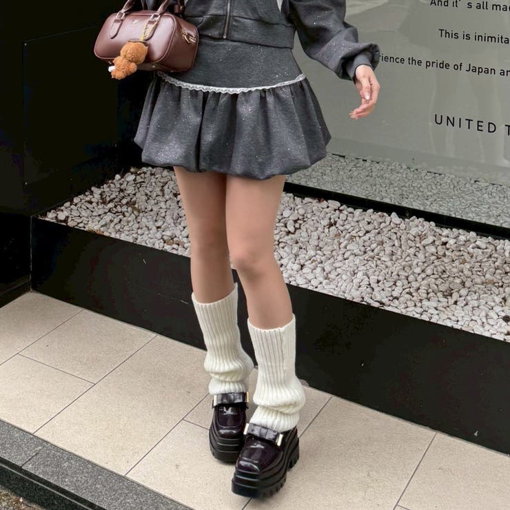 【セットアップ対応】レースバルーンミニスカート | RMAF　NICE CLAUP / OLIVE des OLIVE | 詳細画像3 