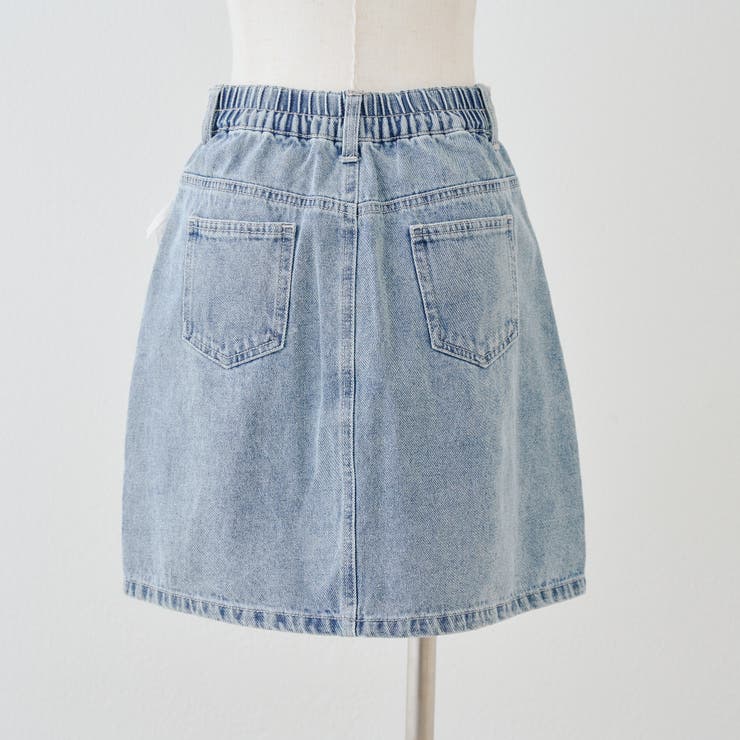 【セットアップ対応】前ポケットレース台形ミニスカート | NICE CLAUP / OLIVE des OLIVE　OUTLET | 詳細画像12 