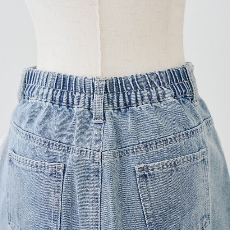 【セットアップ対応】前ポケットレース台形ミニスカート | NICE CLAUP / OLIVE des OLIVE　OUTLET | 詳細画像13 