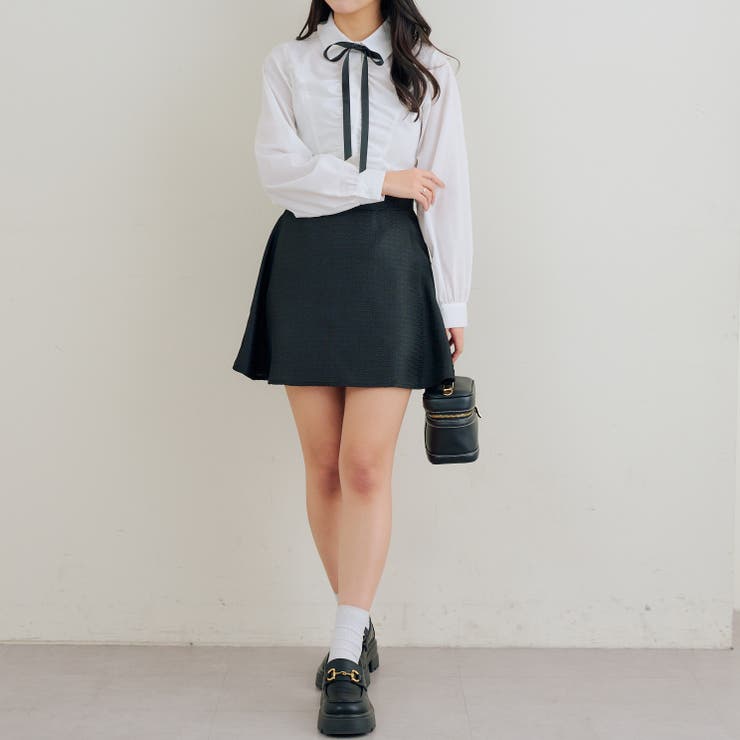 バックリボンモチーフミニスカート | RMAF　NICE CLAUP / OLIVE des OLIVE | 詳細画像8 