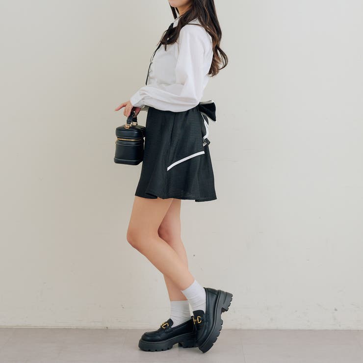 バックリボンモチーフミニスカート | RMAF　NICE CLAUP / OLIVE des OLIVE | 詳細画像9 