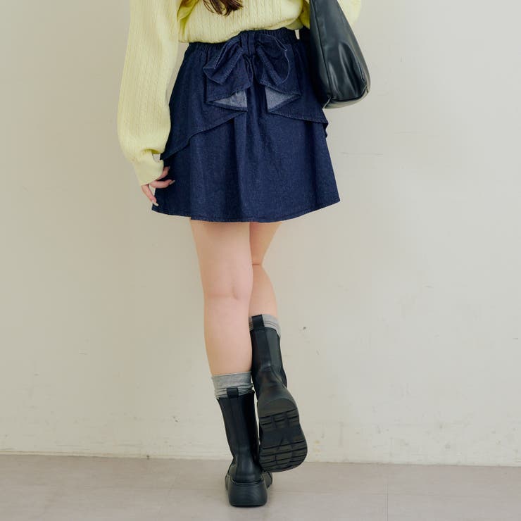 バックリボンモチーフミニスカート | RMAF　NICE CLAUP / OLIVE des OLIVE | 詳細画像26 