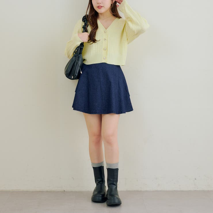 バックリボンモチーフミニスカート | RMAF　NICE CLAUP / OLIVE des OLIVE | 詳細画像28 