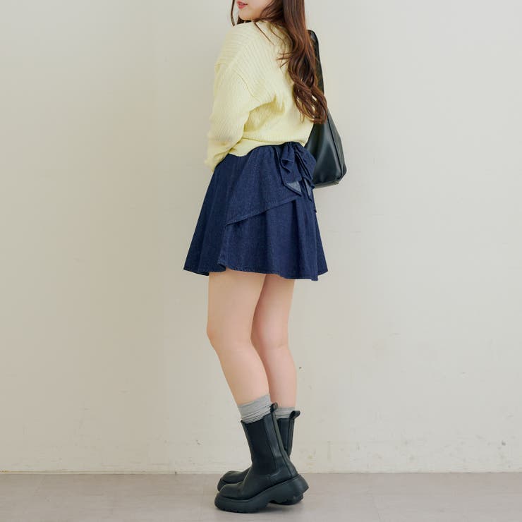 バックリボンモチーフミニスカート | RMAF　NICE CLAUP / OLIVE des OLIVE | 詳細画像30 