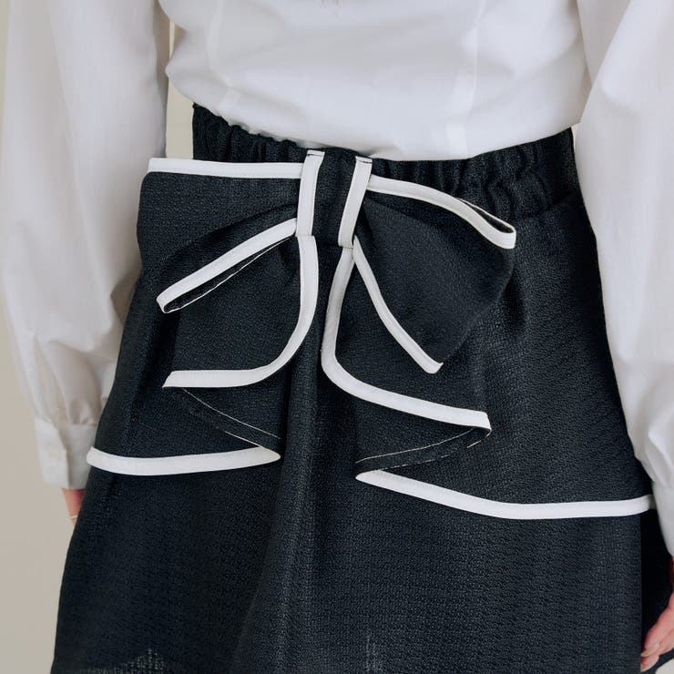 バックリボンモチーフミニスカート | RMAF　NICE CLAUP / OLIVE des OLIVE | 詳細画像35 