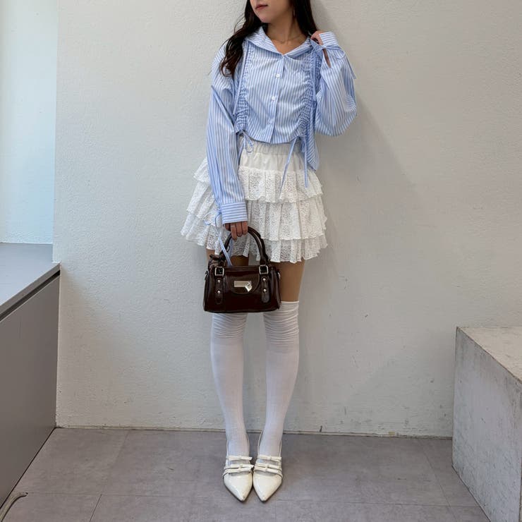 ティアードミニスカート | NICE CLAUP / OLIVE des OLIVE　OUTLET | 詳細画像7 