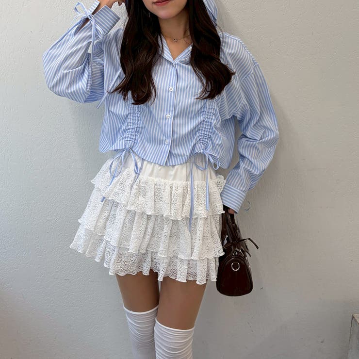 ティアードミニスカート | NICE CLAUP / OLIVE des OLIVE　OUTLET | 詳細画像12 