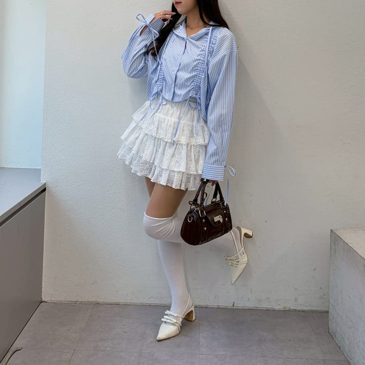 ティアードミニスカート | NICE CLAUP / OLIVE des OLIVE　OUTLET | 詳細画像18 