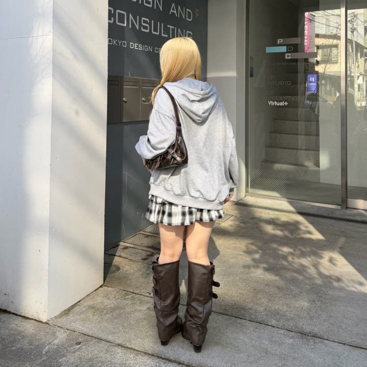 脇リボンミニスカート | NICE CLAUP / OLIVE des OLIVE　OUTLET | 詳細画像7 