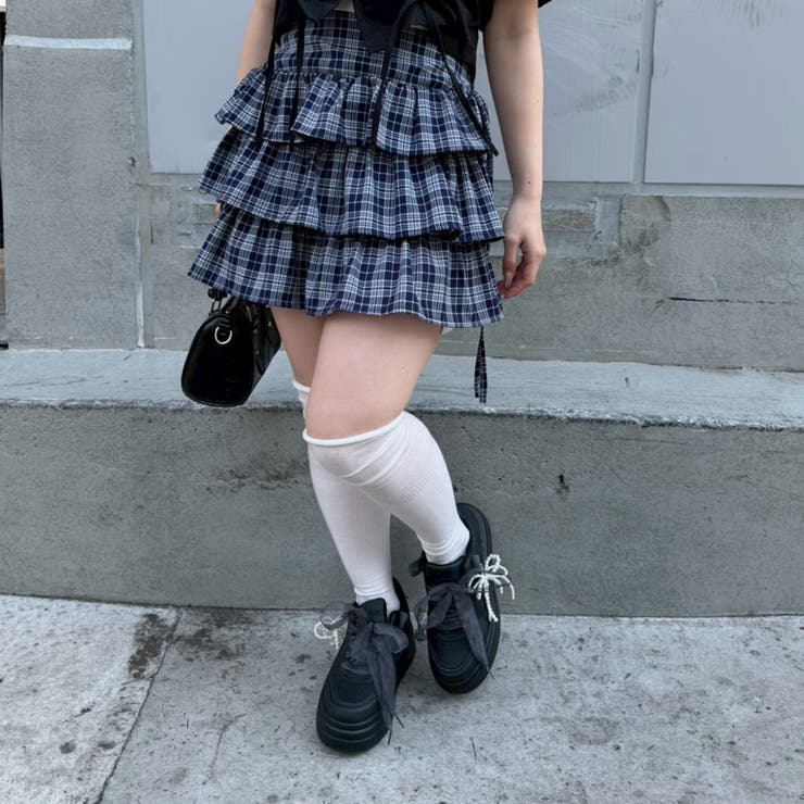 脇リボンミニスカート | NICE CLAUP / OLIVE des OLIVE　OUTLET | 詳細画像17 