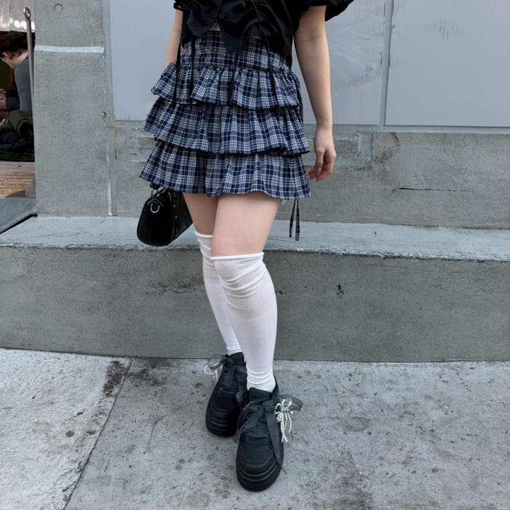 脇リボンミニスカート | NICE CLAUP / OLIVE des OLIVE　OUTLET | 詳細画像22 