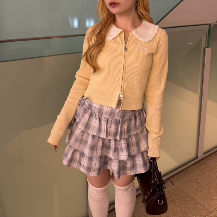 脇リボンミニスカート | NICE CLAUP / OLIVE des OLIVE　OUTLET | 詳細画像28 