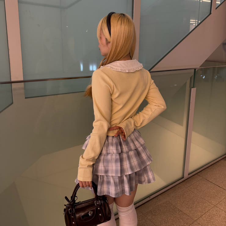 脇リボンミニスカート | NICE CLAUP / OLIVE des OLIVE　OUTLET | 詳細画像29 