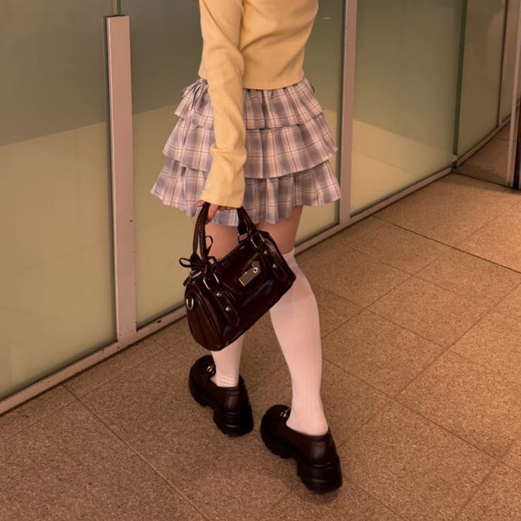 脇リボンミニスカート | NICE CLAUP / OLIVE des OLIVE　OUTLET | 詳細画像32 