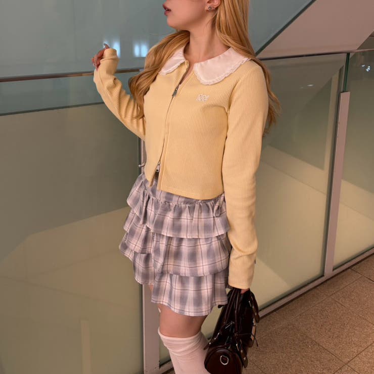 脇リボンミニスカート | NICE CLAUP / OLIVE des OLIVE　OUTLET | 詳細画像38 