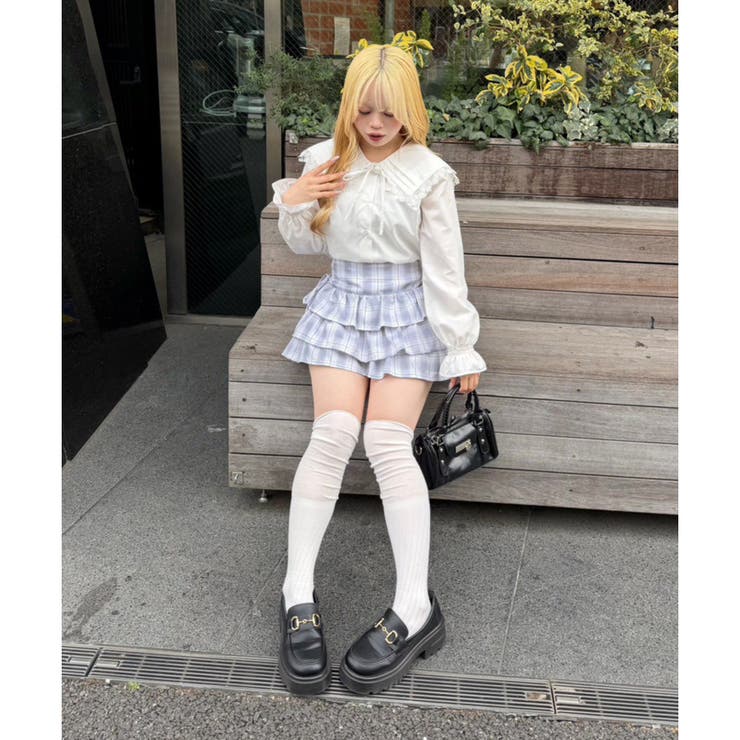 脇リボンミニスカート | NICE CLAUP / OLIVE des OLIVE　OUTLET | 詳細画像44 