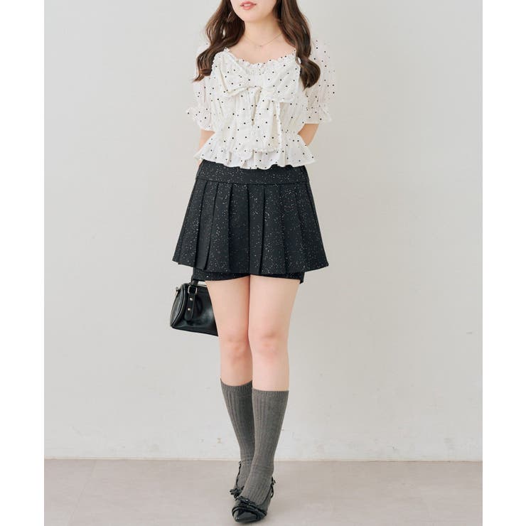 キラキラプリーツスカパン | NICE CLAUP / OLIVE des OLIVE　OUTLET | 詳細画像12 
