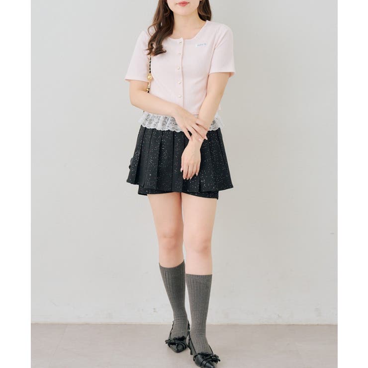キラキラプリーツスカパン | NICE CLAUP / OLIVE des OLIVE　OUTLET | 詳細画像13 